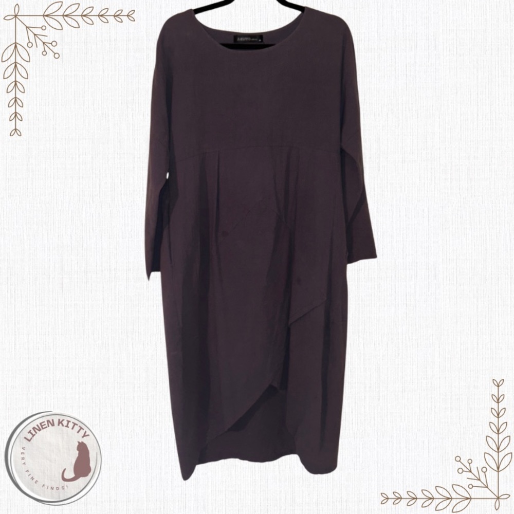 Zanzea Gray Long Sleeve Dolman Dress
